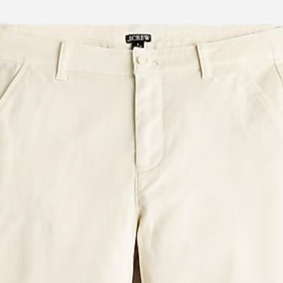 J. Crew Kate straight-leg pant in chino in Natural size 0 NWT - Picture 2 of 14